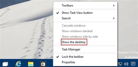 How To Switch To Desktop In Windows 10