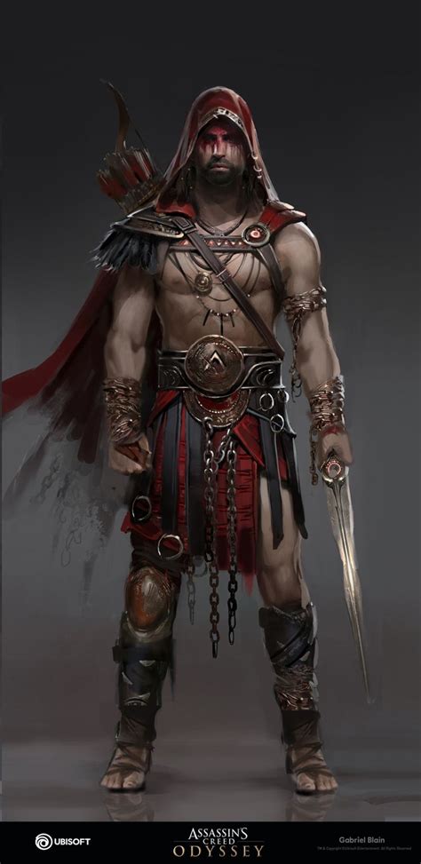Artstation Spartan Renegade Gabriel Blain Assassins Creed Odyssey