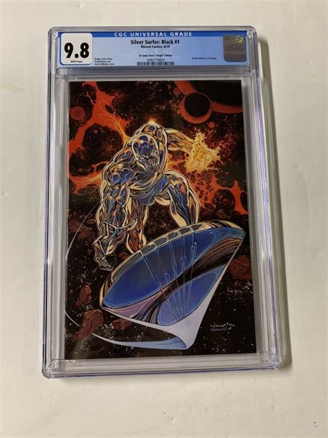 Silver Surfer Black 1 Cgc 98 Ig Comic Store Virgin Variant Edition