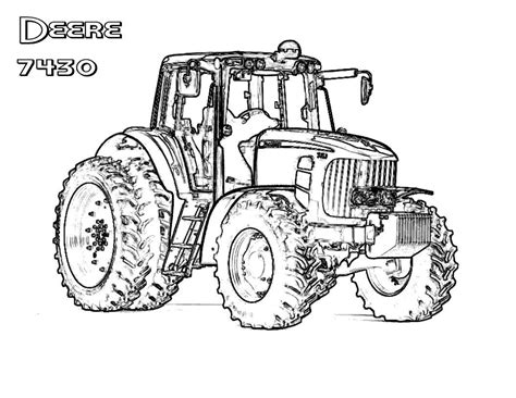 Collection john deere coloring book pictures sabadaphnecottage. Tractor Coloring Pages John Deere - Coloring Home