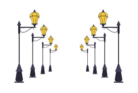 Street Light Post Clip Art Vector Images And Illustrations Istock