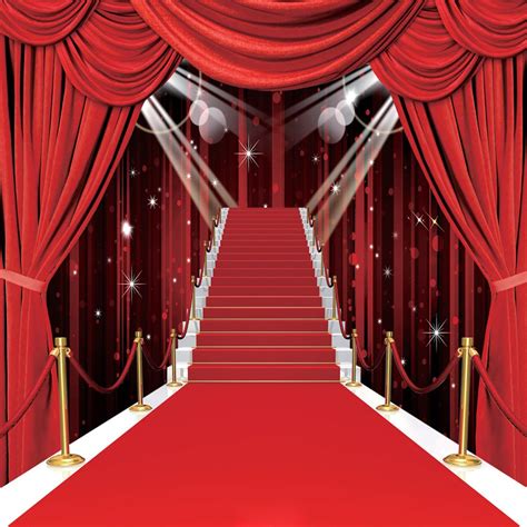 Buy X Ft Vinyl Photography Backdrop Stage Lighting Red Carpet