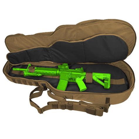 Hazard 4 Battle Axe Guitar Shaped Padded Rifle Case Coyote Gun Bags