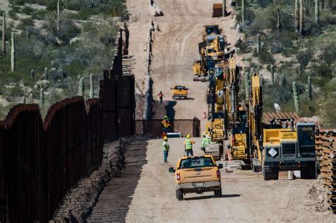 Border Wall Construction Plows Through Southwestern Us Undeterred By