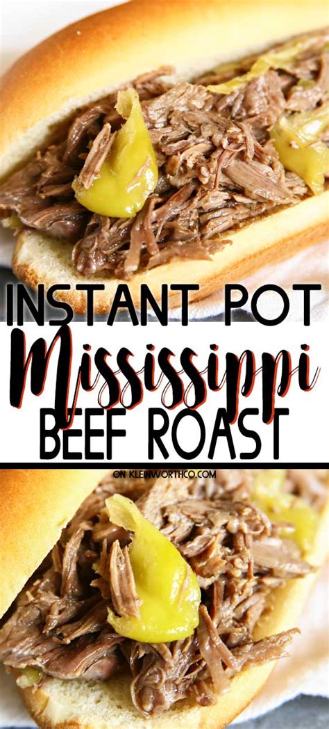 Serve the pot roast and vegetables with the gravy. Instant Pot Mississippi Beef Roast is an easy & delicious ...