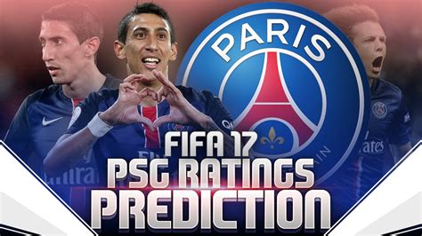 FIFA 17  PSG RATINGS PREDICTION (Przewidywane Ratingi)  YouTube