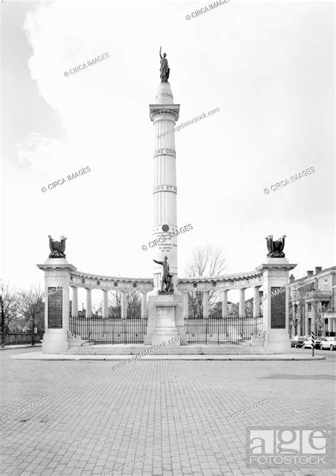 Jefferson Davis Monument Monument Avenue And Davis Avenue Richmond