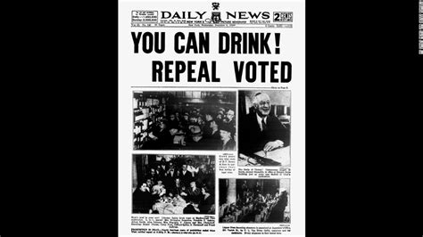 The End Of Prohibition You Can Drink