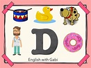 Letter D: Learning Letter Sounds | Online Games | Language Studies ...