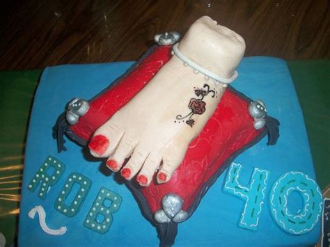 Foot Cake Decorated Cake By Sher Cakesdecor