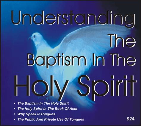Understanding The Baptism In The Holy Spirit Greg Fritz Ministries