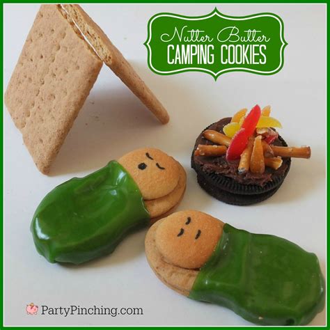 Please make this in a bigger. Nutter butter camper cookies, Camper sleepover sleeping ...