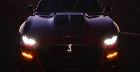 Desktop Wallpaper 2020 Car Ford Mustang Shelby Gt500 Dark Muscle Car