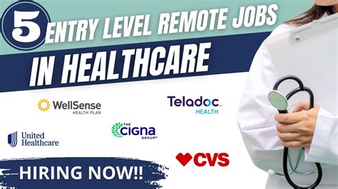ENTRY LEVEL REMOTE JOBS IN HEALTHCARE! HIRING NOW! - YouTube