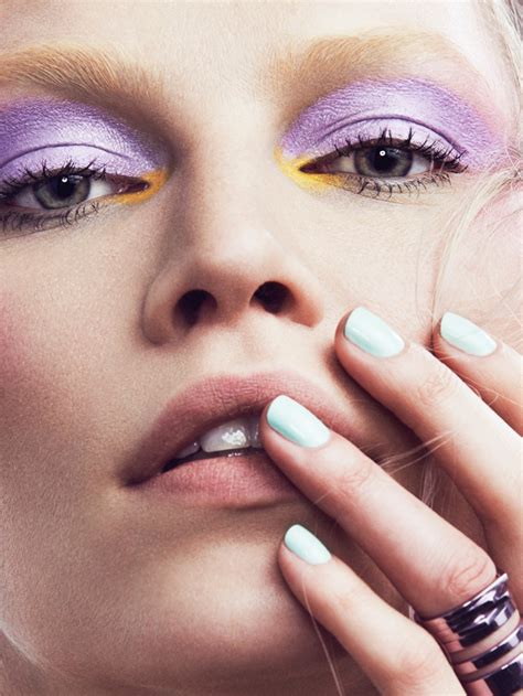 Aline Weber Pastel Makeup Ideas Editorial Vogue Mexico