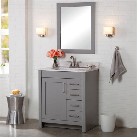 We have bathroom fixtures available in everything from metal, glass, resin, ceramic, porcelain, and limestone, and we even have marble bathroom fixtures and marble bathroom decor. Home Decorators Collection Westcourt 36 in. W x 21 in. D x ...