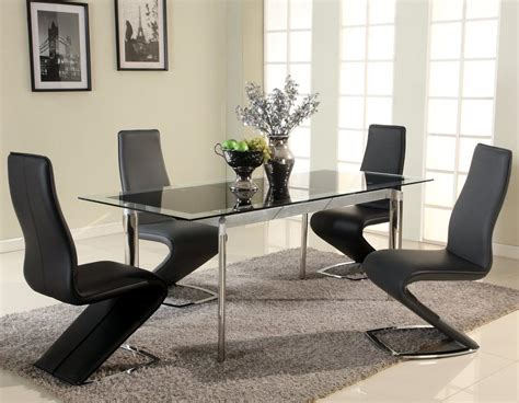 Indoor glass tables are perfect for adding a luxurious feel to any room. Extendable Glass Top Designer Modern Dining Room Baltimore ...