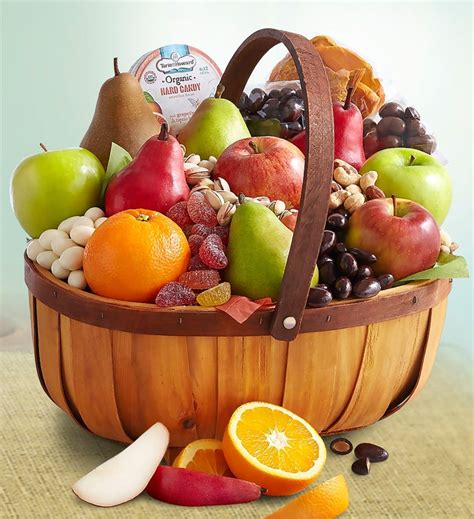 Organic Fruit And Snack Basket