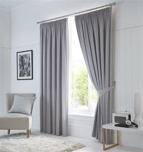 Dijon Blackout Curtains In Silver Uk Delivery Terrys Fabrics