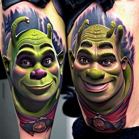 Shrek Tattoo Openart