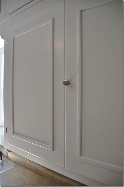 I hope this helps you to update kitchen cabinets without replacing them. How to add molding to cabinets | Learning and Stuff ...