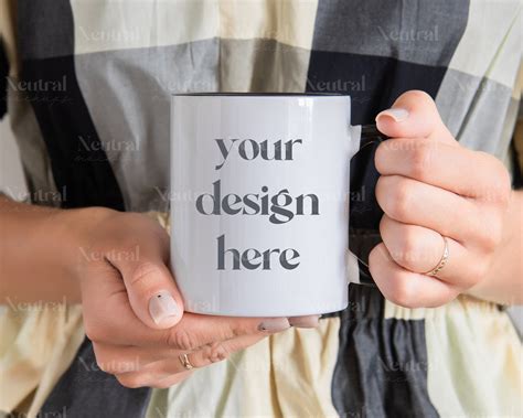 Two Tone Mug Mockup Psd Ceramic Mug Mockup Coffee Mug Mock Etsy Singapore