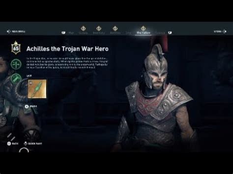 Assassin S Creed Odyssey Achilles The Trojan War Hero Youtube