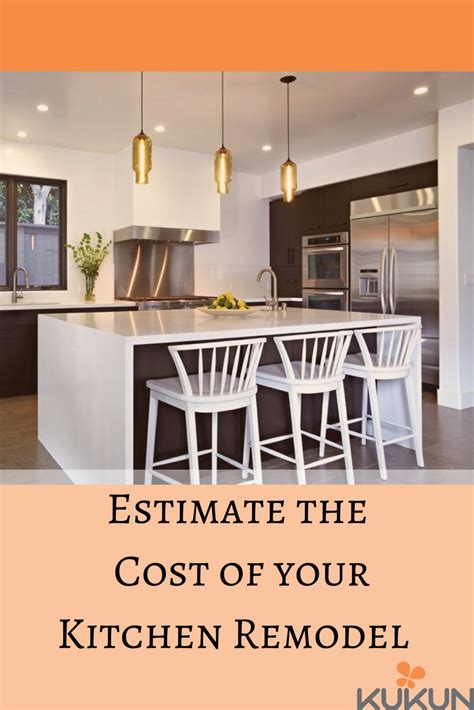 According to the 2020 cost vs. Estimate the Cost of your Kitchen Remodel [simple kitchen ...