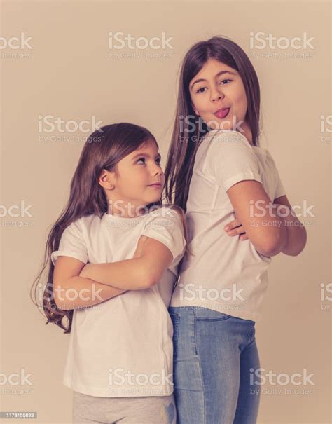 Portrait Of Siblings Interacting Having An Argument Older Sister
