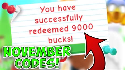 If you want to redeem codes in roblox adopt me and you don't know how to do it. ADOPT ME CODES 2019!!! (NOVEMBER EDITION) - YouTube