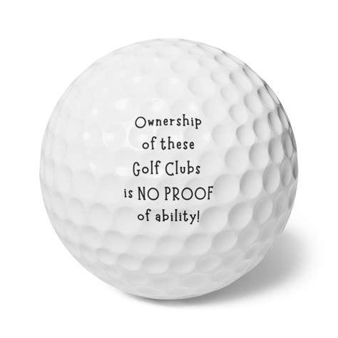 Funny Golf Ball Set Golfer T T For Golfer Funny Golf Etsy