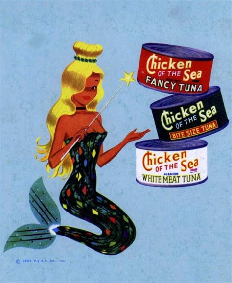 Chicken Of The Sea Mermaid 1950 S Vintage Mermaid Vintage Ads