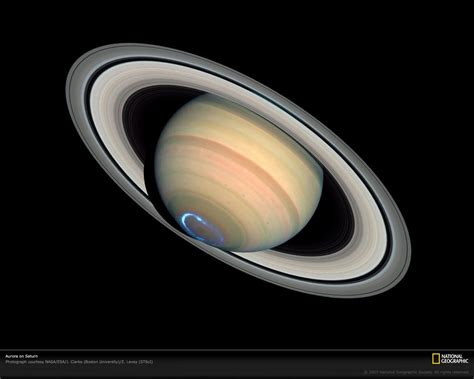 Aurora On Saturn James Webb Space Telescope Hubble Space Telescope