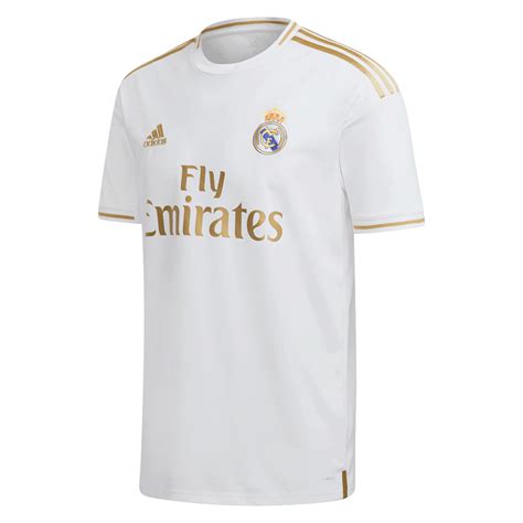 Submitted 2 days ago by mcsk8r. adidas Real Madrid Herren Heim Trikot 2019/20 weiß/gold ...