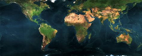 Earth Map Dual Monitor Wallpapers Hd Wallpapers Id 8218