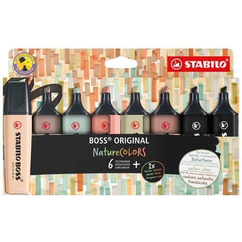 Stabilo Boss Original Naturecolors Highlighter Pack Of Assorted