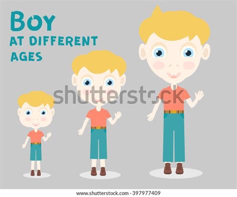 Generations Man People Generations Different Ages Stock Vector Royalty