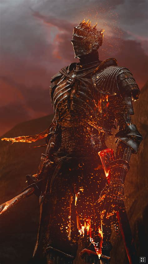 1080p Free Download Dark Souls Boss Fire Warrior Hd Phone