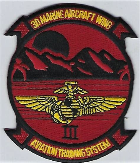Usmc 3rd Marine Aircraft Wing Patch Aviation Training System Color