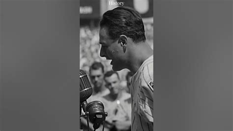 Lou Gehrigs Farewell Speech Shorts Youtube