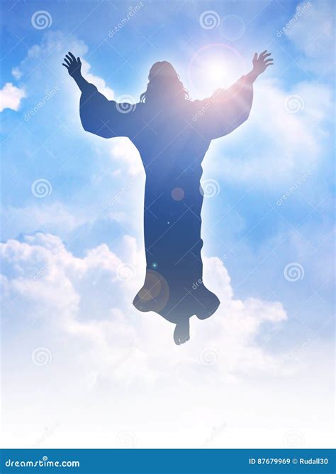 Ascension Of Jesus Christ Stock Illustration Illustration Of Raise