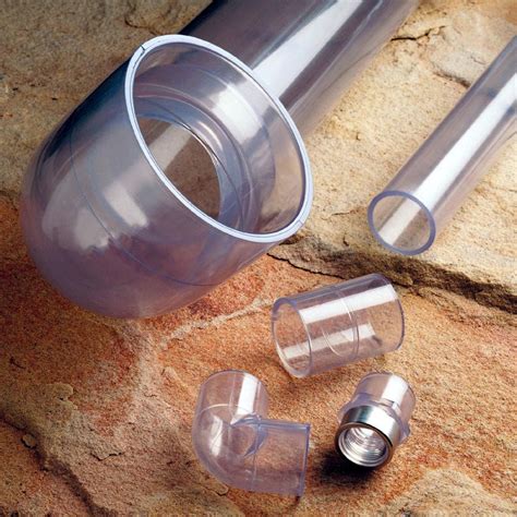 Clear Pvc Pipe And Fittings From Newage Industries Allow Visual Contact