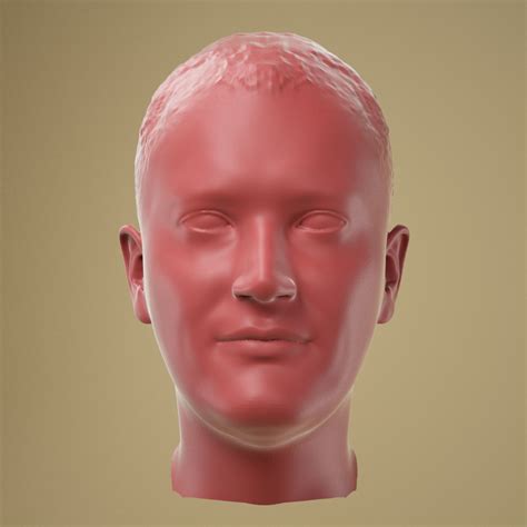 Male Head 38 3d Cgtrader
