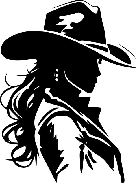 Cowgirl High Quality Vector Logo Vector Illustration Ideal For T Shirt Graphic 23618114