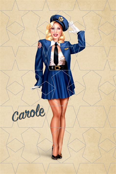 Pinup Sexy Brunette Carole Vintage Sticker Decal Female Pin Up Etsy