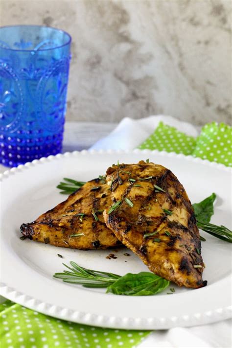 Balsamic chicken packs a major punch of flavor! Grilled Chicken with the Best Balsamic Herb Marinade ...