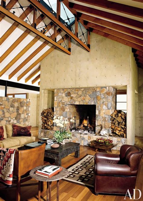 Solid Form Via Archdigest Designfile Rustic Living Room Rustic