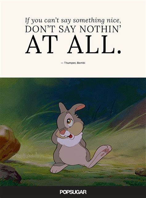 If You Can T Say Something Nice Don T Say Nothin At All — Thumper Bambi Beautiful Disney