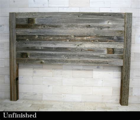 Hand Made Barn Wood Horizon Headboard With Posts By Historicwoods By