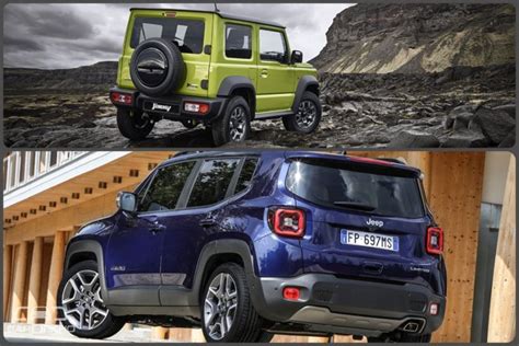 2018 Suzuki Jimny Vs Jeep Renegade Specifications And Features Comparison